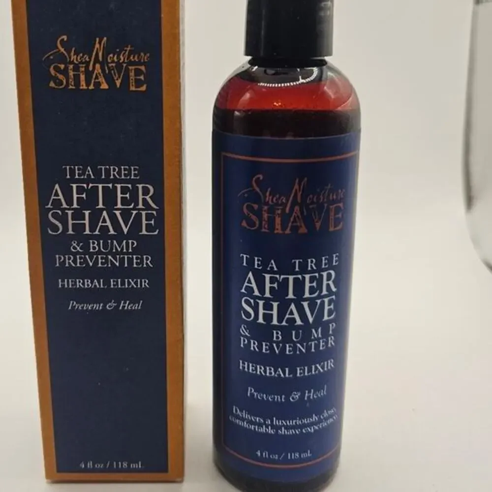 NEW Shea Moisture Tea Tree Oil and Shea Butter After Shave Elixir‎ 4oz